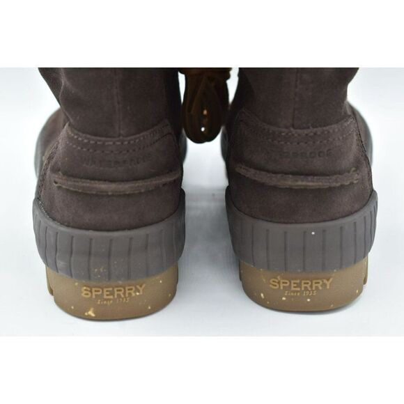 Sperry Womens Size 9 Torrent Lace Up Brown Waterproof Winter Boots STS86833 - Picture 6 of 8